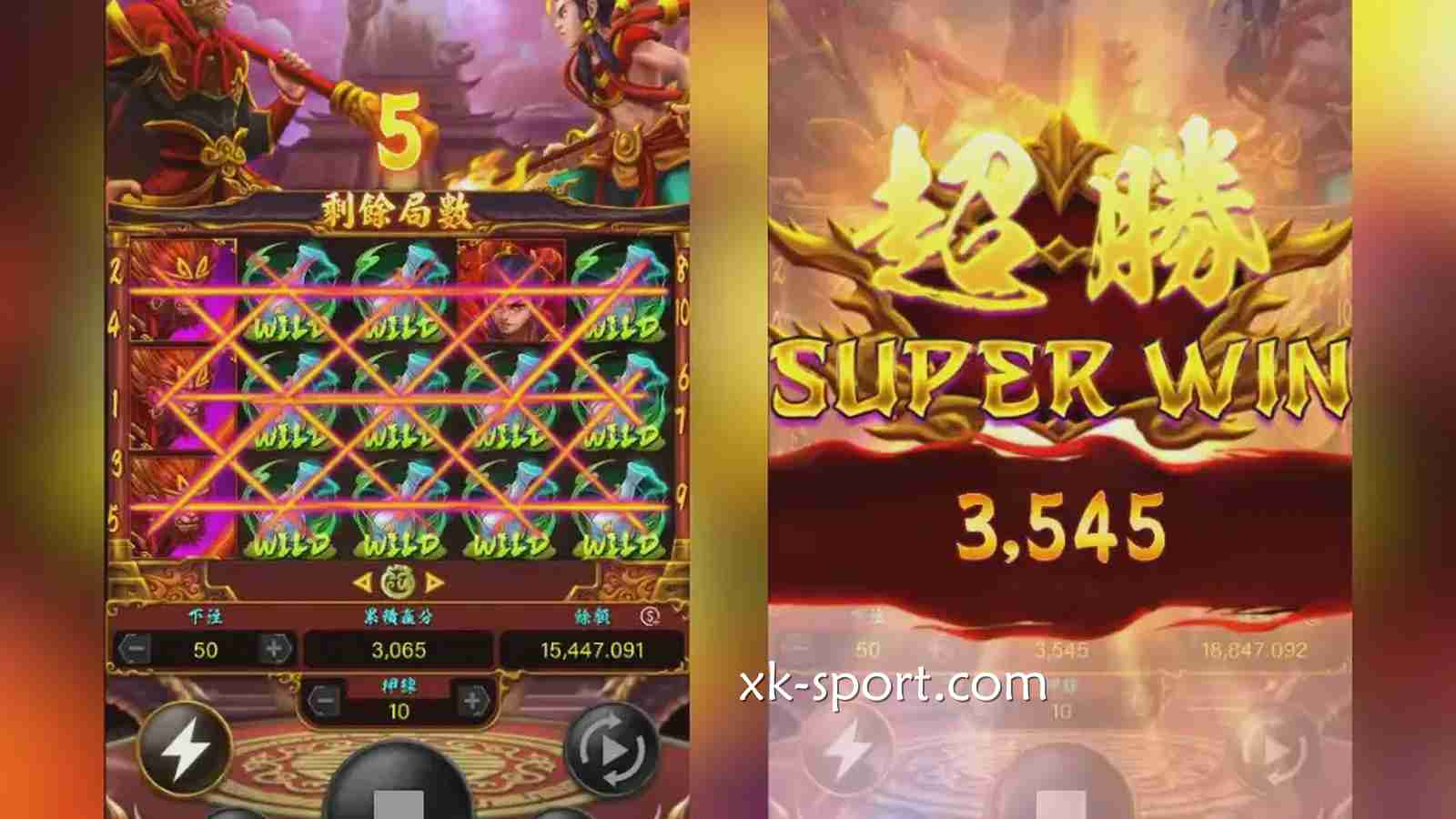 喜欢神话故事的玩家,一定来MK体育体验《神通对决》老虎机