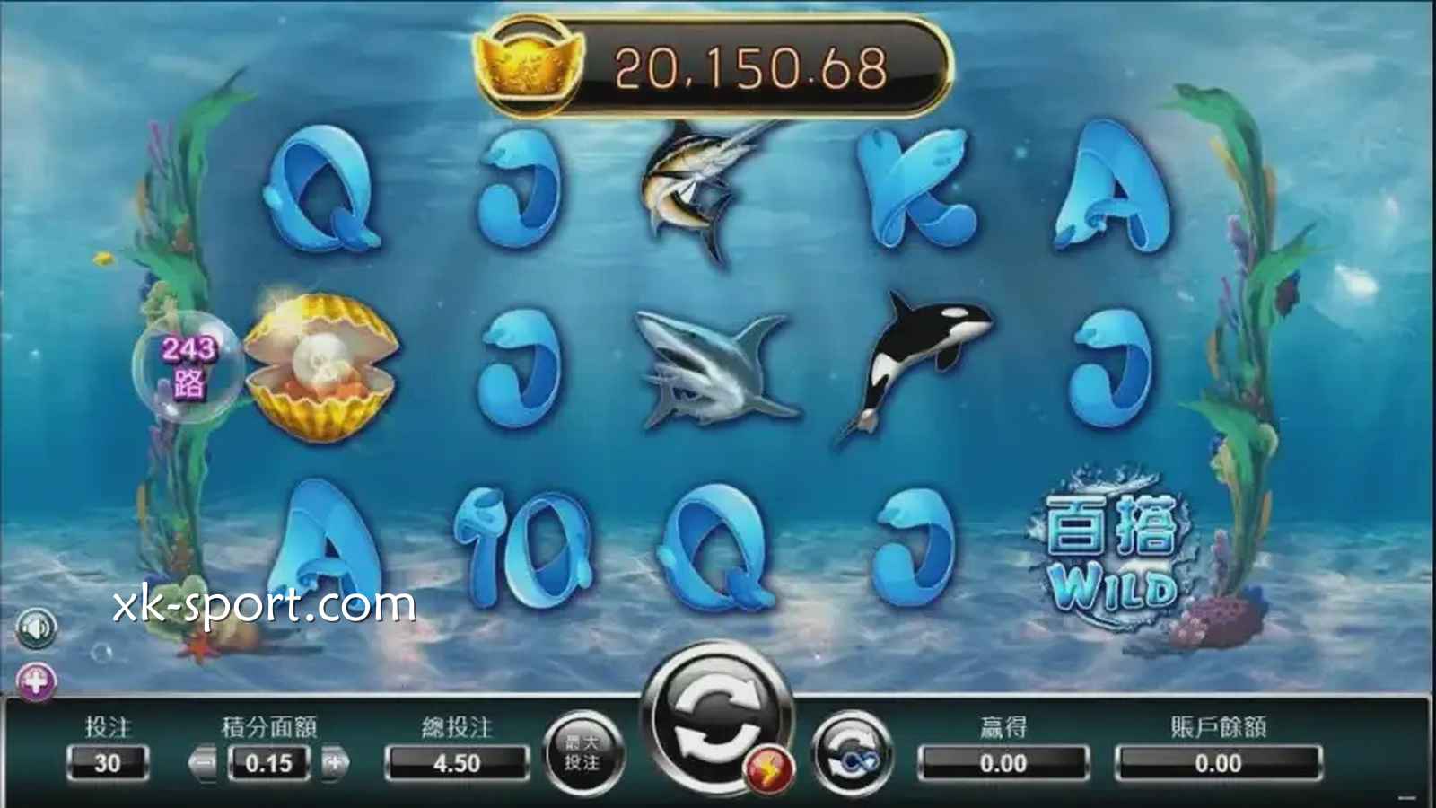 MK电子《海洋世界》游戏,让MK玩家发现深海宝藏