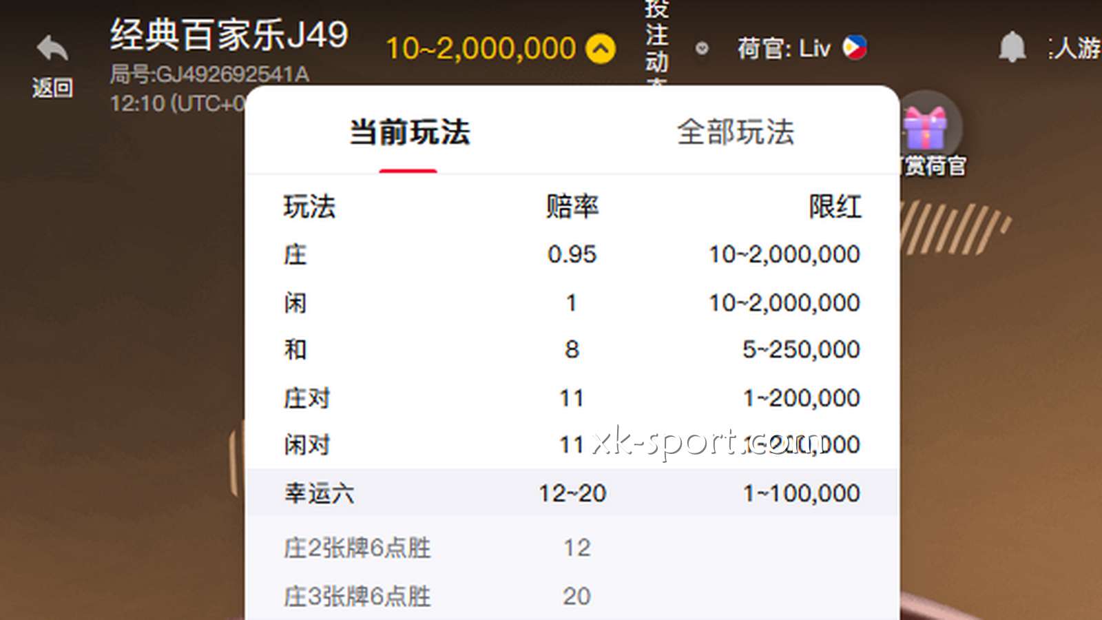 百家乐赔率说明,原来不同玩法的赔率是不同的